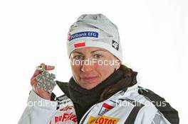 26.02.2011, Oslo, Norway (NOR): Justyna Kowalczyk (POL), Fischer, Salomon, Swix  - FIS nordic world ski championships, cross-country, medals, Oslo (NOR). www.nordicfocus.com. © Hemmersbach/NordicFocus. Every downloaded picture is fee-liable.