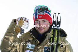 04.03.2011, Oslo, Norway (NOR): Petter Northug (NOR), Fischer, Rottefella, Alpina, Ski Go, Swix   - FIS nordic world ski championships, cross-country, medals, Oslo (NOR). www.nordicfocus.com. © Hemmersbach/NordicFocus. Every downloaded picture is fee-liable.
