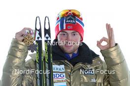 27.02.2011, Oslo, Norway (NOR): Petter Northug (NOR), Fischer, Rottefella, Alpina, Ski Go, Swix   - FIS nordic world ski championships, cross-country, medals, Oslo (NOR). www.nordicfocus.com. © Hemmersbach/NordicFocus. Every downloaded picture is fee-liable.