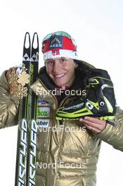 03.03.2011, Oslo, Norway (NOR): Marit Bjoergen (NOR), Fischer, Rottefella, Swix  - FIS nordic world ski championships, cross-country, medals, Oslo (NOR). www.nordicfocus.com. © Hemmersbach/NordicFocus. Every downloaded picture is fee-liable.