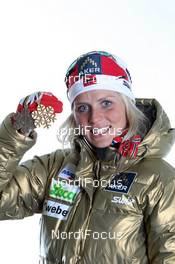 03.03.2011, Oslo, Norway (NOR): Therese Johaug (NOR), Fischer, Salomon, Swix  - FIS nordic world ski championships, cross-country, medals, Oslo (NOR). www.nordicfocus.com. © Hemmersbach/NordicFocus. Every downloaded picture is fee-liable.