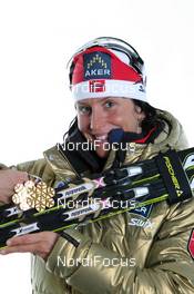 26.02.2011, Oslo, Norway (NOR): Marit Bjoergen (NOR), Fischer, Rottefella, Swix  - FIS nordic world ski championships, cross-country, medals, Oslo (NOR). www.nordicfocus.com. © Hemmersbach/NordicFocus. Every downloaded picture is fee-liable.