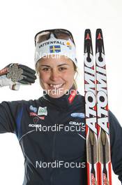 03.03.2011, Oslo, Norway (NOR): Anna Haag (SWE), Atomic, Salomon, One Way, Craft  - FIS nordic world ski championships, cross-country, medals, Oslo (NOR). www.nordicfocus.com. © Hemmersbach/NordicFocus. Every downloaded picture is fee-liable.