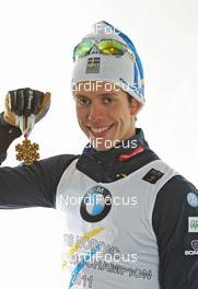 24.02.2011, Oslo, Norway (NOR): Marcus Hellner (SWE), Fischer, Salomon, Exel, Craft  - FIS nordic world ski championships, cross-country, medals, Oslo (NOR). www.nordicfocus.com. © Hemmersbach/NordicFocus. Every downloaded picture is fee-liable.