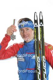 27.02.2011, Oslo, Norway (NOR): Maxim Vylegzhanin (RUS), Fischer, Rottefella, Alpina, Swix, adidas  - FIS nordic world ski championships, cross-country, medals, Oslo (NOR). www.nordicfocus.com. © Hemmersbach/NordicFocus. Every downloaded picture is fee-liable.