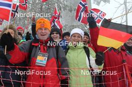 26.02.2011, Oslo, Norway (NOR): feature: spectators - FIS nordic world ski championships, cross-country, pursuit women, Oslo (NOR). www.nordicfocus.com. © Hemmersbach/NordicFocus. Every downloaded picture is fee-liable.