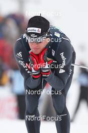 04.03.2011, Oslo, Norway (NOR): Dario Cologna (SUI), Fischer, Rottefella, Alpina, Swix, Odlo  - FIS nordic world ski championships, cross-country, 4x10km men, Oslo (NOR). www.nordicfocus.com. © Hemmersbach/NordicFocus. Every downloaded picture is fee-liable.