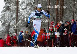 04.03.2011, Oslo, Norway (NOR): Algo Kaerp (EST), Fischer, Swix, Salomon  - FIS nordic world ski championships, cross-country, 4x10km men, Oslo (NOR). www.nordicfocus.com. © Laiho/NordicFocus. Every downloaded picture is fee-liable.