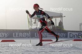 03.03.2011, Oslo, Norway (NOR): Katrin Zeller (GER), Rossignol, Rottefella, One Way, adidas  - FIS nordic world ski championships, cross-country, 4x5km women, Oslo (NOR). www.nordicfocus.com. © Hemmersbach/NordicFocus. Every downloaded picture is fee-liable.