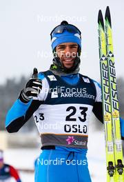 23.02.2011, Oslo, Norway (NOR): Carlos Lannes (ARG)  - FIS nordic world ski championships, cross-country, Individual Classic Qualification Race, Oslo (NOR). www.nordicfocus.com. © Laiho/NordicFocus. Every downloaded picture is fee-liable.