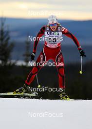 19.11.2011, Sjusjoen, Norway (NOR): Tora Berger (NOR), Fischer, Rottefelle, Odlo  - FIS world cup cross country, 10km women, Sjusjoen (NOR). www.nordicfocus.com. Â© Laiho/NordicFocus. Every downloaded picture is fee-liable.