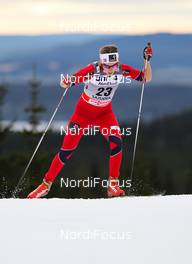 19.11.2011, Sjusjoen, Norway (NOR):  Hilde Lauvhaug (NOR), Fischer, Swix, Alpina, Rottefella - FIS world cup cross country, 10km women, Sjusjoen (NOR). www.nordicfocus.com. Â© Laiho/NordicFocus. Every downloaded picture is fee-liable.