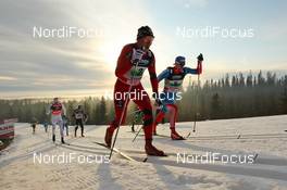 20.11.2011, Sjusjoen, Norway (NOR): Finn Haagen Krogh (NOR), Fischer, Swix, Alpina, Rottefella  - FIS world cup cross country, 4x10km men, Sjusjoen (NOR). www.nordicfocus.com. Â© Laiho/NordicFocus. Every downloaded picture is fee-liable.