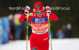 20.11.2011, Sjusjoen, Norway (NOR):  Vibeke Skofterud (NOR), Fischer, One Way, Alpina, Rottefella, Yoko - FIS world cup cross country, 4x5km women, Sjusjoen (NOR). www.nordicfocus.com. Â© Laiho/NordicFocus. Every downloaded picture is fee-liable.