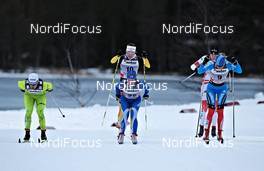 25.11.2011, Kuusamo, Finland (FIN): l-r: Katja Visnar (SLO), Fischer, Rottefella, Krista Lahteenmaki (FIN), Rossignol, Craft, Polina Medvedeva (RUS), Alpins, Swix, Fischer, adidas  - FIS world cup cross-country, individual sprint, Kuusamo (FIN). www.nordicfocus.com. © Felgenhauer/NordicFocus. Every downloaded picture is fee-liable.