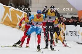 03.12.2011, Duesseldorf, Germany (GER): group, in front Alexei Petukhov (RUS), Fischer, Fischer, Rottefella, Swix, Adidas  - FIS world cup cross-country, individual sprint, Duesseldorf (GER). www.nordicfocus.com. © Hemmersbach/NordicFocus. Every downloaded picture is fee-liable.