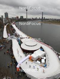 04.12.2011, Duesseldorf, Germany (GER): venue, seen from Schlossturm - FIS world cup cross-country, team sprint, Duesseldorf (GER). www.nordicfocus.com. © Hemmersbach/NordicFocus. Every downloaded picture is fee-liable.