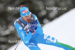 10.12.2011, Davos, Switzerland (SUI): Roland Clara (ITA), Fischer, Rottefella, Swix - FIS world cup cross-country, 30km men, Davos (SUI). www.nordicfocus.com. © Manzoni/NordicFocus. Every downloaded picture is fee-liable.