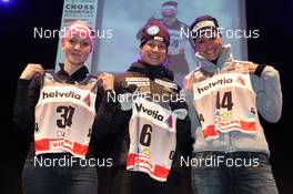 09.12.2011, Davos, Switzerland (SUI): Silvana Bucher (SUI), Rossignol, Rottefella, Alpina, Leki, ODLO, Seraina Boner (SUI), Doris Trachsel (SUI), Fischer, Rottefella, Swix, ODLO - FIS world cup cross-country, training, Davos (SUI). www.nordicfocus.com. © Manzoni/NordicFocus. Every downloaded picture is fee-liable.