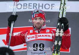 29.12.2011, Oberhof, Germany (GER): todays winner Petter Northug (NOR), Fischer, Rottefella, Alpina, Ski Go, Swix   - FIS world cup cross-country, tour de ski, prologue men, Oberhof (GER). www.nordicfocus.com. © Hemmersbach/NordicFocus. Every downloaded picture is fee-liable.