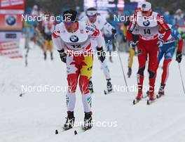 30.12.2011, Oberhof, Germany (GER): group, in front Devon Kershaw (CAN), Fischer, Salomon, Swix, One Way  - FIS world cup cross-country, tour de ski, pursuit men, Oberhof (GER). www.nordicfocus.com. © Hemmersbach/NordicFocus. Every downloaded picture is fee-liable.