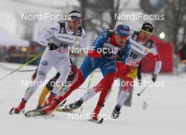 31.12.2011, Oberstdorf, Germany (GER): group, l-r: Teodor Peterson (SWE), Rossignol, Alpina, One Way, Craft, Dimitri Japarov (RUS), Fischer, Rottefella, Alpina, Swix, Adidas, Devon Kershaw (CAN), Fischer, Salomon, Swix, One Way  - FIS world cup cross-country, tour de ski, individual sprint, Oberstdorf (GER). www.nordicfocus.com. © Hemmersbach/NordicFocus. Every downloaded picture is fee-liable.