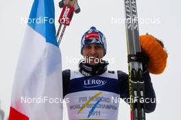 02.03.2011, Oslo, Norway (NOR): Jason Lamy Chappuis (FRA), Salomon, Swix, One Way  - FIS nordic world ski championships, nordic combined, individual gundersen HS134/10km, Oslo (NOR). www.nordicfocus.com. © Laiho/NordicFocus. Every downloaded picture is fee-liable.
