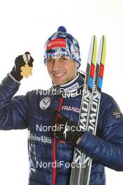 02.03.2011, Oslo, Norway (NOR): Jason Lamy-Chappuis (FRA), Salomon, Swix, One Way  - FIS nordic world ski championships, nordic combined, medals, Oslo (NOR). www.nordicfocus.com. © Hemmersbach/NordicFocus. Every downloaded picture is fee-liable.