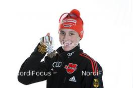 02.03.2011, Oslo, Norway (NOR): Eric Frenzel (GER), Fischer, Salomon, adidas  - FIS nordic world ski championships, nordic combined, medals, Oslo (NOR). www.nordicfocus.com. © Hemmersbach/NordicFocus. Every downloaded picture is fee-liable.