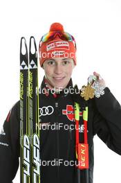 28.02.2011, Oslo, Norway (NOR): NH Team Gundersen 4 x 5 km; Eric Frenzel (GER) - FIS nordic world ski championships, nordic combined, medals, Oslo (NOR). www.nordicfocus.com. © Hemmersbach/NordicFocus. Every downloaded picture is fee-liable.