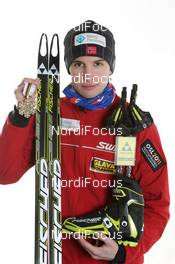 28.02.2011, Oslo, Norway (NOR): NH Team Gundersen 4 x 5 km; Jan Schmid (NOR) - FIS nordic world ski championships, nordic combined, medals, Oslo (NOR). www.nordicfocus.com. © Hemmersbach/NordicFocus. Every downloaded picture is fee-liable.