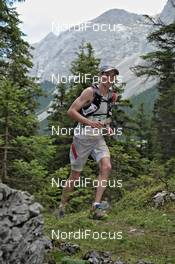 06.07.2011, Ehrwald, Austria (AUT): Tom Owens (Team Salomon International) - Salomon 4 Trails, trail running, 38km , Garmisch-Partenkirchen (GER) - Ehrwald (AUT). www.nordicfocus.com. © NordicFocus. Every downloaded picture is fee-liable.