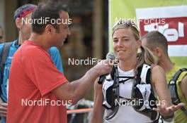 06.07.2011, Ehrwald, Austria (AUT): Julia Boettger (Team Salomon)  - Salomon 4 Trails, trail running, 38km , Garmisch-Partenkirchen (GER) - Ehrwald (AUT). www.nordicfocus.com. © NordicFocus. Every downloaded picture is fee-liable.