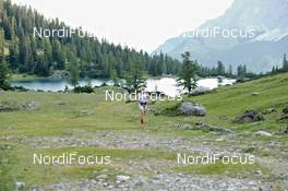 07.07.2011, Ehrwald, Austria (AUT): Anna Frost (Team Salomon)    - Salomon 4 Trails, trail running, 43km, Ehrwald (AUT) - Imst (AUT). www.nordicfocus.com. © NordicFocus. Every downloaded picture is fee-liable.