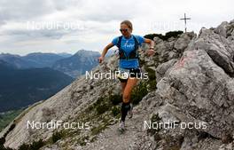 07.07.2011, Ehrwald, Austria (AUT): Katharina Rossi (AUT)  - Salomon 4 Trails, trail running, 43km, Ehrwald (AUT) - Imst (AUT). www.nordicfocus.com. Â© NordicFocus. Every downloaded picture is fee-liable.