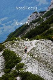 07.07.2011, Ehrwald, Austria (AUT): Stefanie Felgenhauer (GER)  - Salomon 4 Trails, trail running, 43km, Ehrwald (AUT) - Imst (AUT). www.nordicfocus.com. Â© NordicFocus. Every downloaded picture is fee-liable.