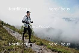 08.07.2011, Ehrwald, Austria (AUT): running high above Landeck   - Salomon 4 Trails, trail running, 32km, Imst (AUT) - Landeck (AUT). www.nordicfocus.com. © NordicFocus. Every downloaded picture is fee-liable.