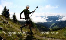 08.07.2011, Ehrwald, Austria (AUT):  Seppi Neuhauser (Fitness-Appenzell Salomon) - Salomon 4 Trails, trail running, 32km, Imst (AUT) - Landeck (AUT). www.nordicfocus.com. Â© NordicFocus. Every downloaded picture is fee-liable.