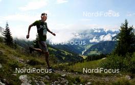 08.07.2011, Ehrwald, Austria (AUT):  Tom Owens (Team Salomon International) - Salomon 4 Trails, trail running, 32km, Imst (AUT) - Landeck (AUT). www.nordicfocus.com. Â© NordicFocus. Every downloaded picture is fee-liable.
