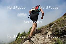 08.07.2011, Ehrwald, Austria (AUT): running high above - Salomon 4 Trails, trail running, 32km, Imst (AUT) - Landeck (AUT). www.nordicfocus.com. © NordicFocus. Every downloaded picture is fee-liable.