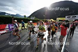 08.07.2011, Ehrwald, Austria (AUT): start   - Salomon 4 Trails, trail running, 32km, Imst (AUT) - Landeck (AUT). www.nordicfocus.com. © NordicFocus. Every downloaded picture is fee-liable.
