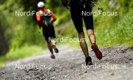 08.07.2011, Ehrwald, Austria (AUT): runners on the road  - Salomon 4 Trails, trail running, 32km, Imst (AUT) - Landeck (AUT). www.nordicfocus.com. Â© NordicFocus. Every downloaded picture is fee-liable.