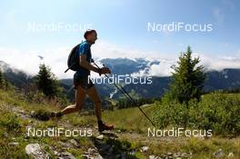08.07.2011, Ehrwald, Austria (AUT):  Thomas Miksch (Berglaufteam Hagloefs) - Salomon 4 Trails, trail running, 32km, Imst (AUT) - Landeck (AUT). www.nordicfocus.com. Â© NordicFocus. Every downloaded picture is fee-liable.