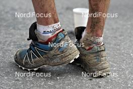09.07.2011, Samnaun, Switzerland (SUI): Salomon shoes - Salomon 4 Trails, trail running, 32km, Landeck (AUT) - Samnaun (SUI). www.nordicfocus.com. © NordicFocus. Every downloaded picture is fee-liable.