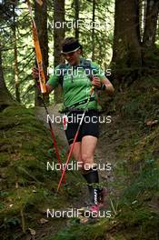 03.09.2011, Hirschegg, Kleinwalsertal, Austria (AUT): Kathrin Hoefler (GER), Team Craft Women    - Gore Tex Transalpine Run, trail running, 27km, Oberstdorf (GER) - Hirschegg (AUT). www.nordicfocus.com. © NordicFocus. Every downloaded picture is fee-liable.