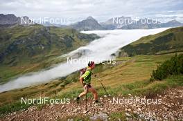 04.09.2011, Schruns, Austria (AUT): Thomas Miksch (Berglaufteam Hagloefs)    - Gore Tex Transalpine Run, trail running, 53km, Hirschegg (AUT) - Schruns (AUT). www.nordicfocus.com. © NordicFocus. Every downloaded picture is fee-liable.