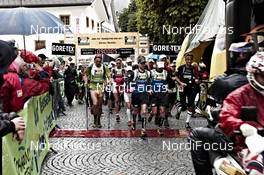 05.09.2011, Galtuer, Austria (AUT): start in Schruns   - Gore Tex Transalpine Run, trail running, 42km, Schruns (AUT) - Galtuer (AUT). www.nordicfocus.com. © NordicFocus. Every downloaded picture is fee-liable.