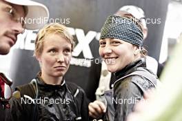 05.09.2011, Galtuer, Austria (AUT): l-r: Stefanie Felgenhauer (Team Craft Women), Kathrin Hoefler (GER), Team Craft Women    - Gore Tex Transalpine Run, trail running, 42km, Schruns (AUT) - Galtuer (AUT). www.nordicfocus.com. © NordicFocus. Every downloaded picture is fee-liable.