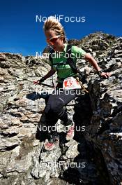 06.09.2011, Scuol, Switzerland (SUI): Stefanie Felgenhauer (Team Craft Women)    - Gore Tex Transalpine Run, trail running, 40km, Galtuer (AUT) - Scuol (SUI). www.nordicfocus.com. © NordicFocus. Every downloaded picture is fee-liable.