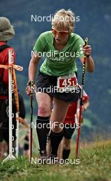 07.09.2011, Scuol, Switzerland (SUI): Stefanie Felgenhauer (Team Craft Women)    - Gore Tex Transalpine Run, trail running, 6km, Scuol (SUI). www.nordicfocus.com. © NordicFocus. Every downloaded picture is fee-liable.